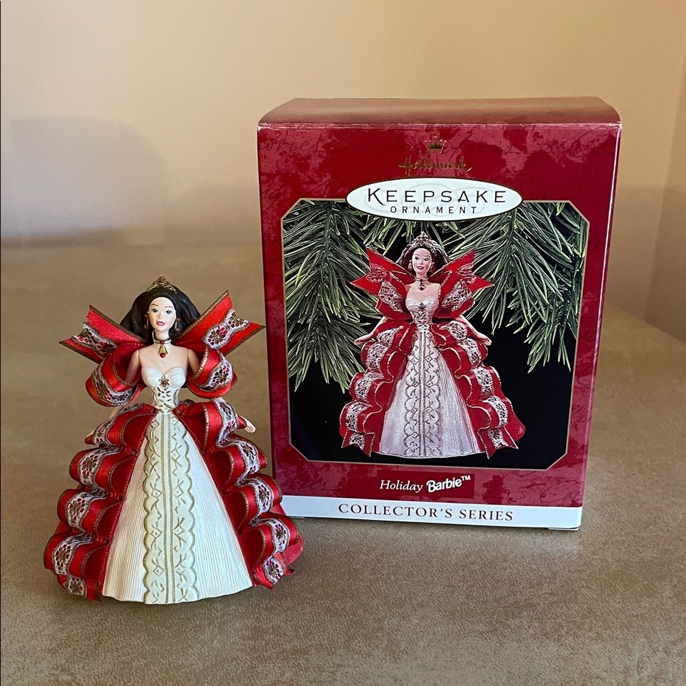 1997 Hallmark Keepsake Collector’s Series Holiday Barbie Ornament